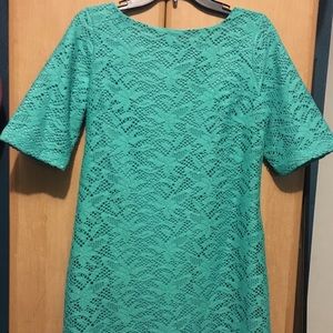 Olivia Mathews Aqua Dress